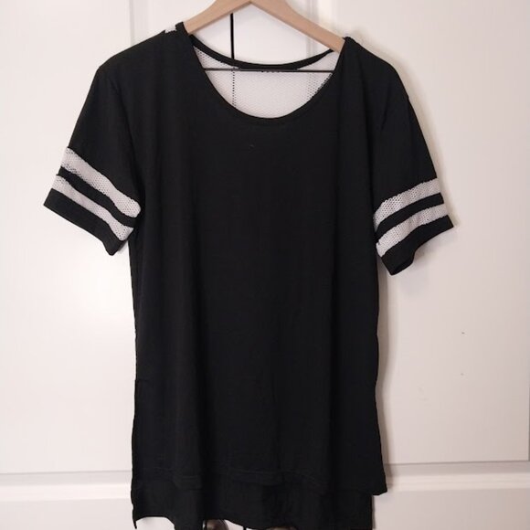 Woman's Black and White Shirt - Picture 2 of 5